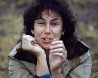 Clarissa Augustinus in bush gear, Botswana