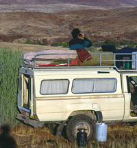 Camped in the wilds of Damaraland in Namibia